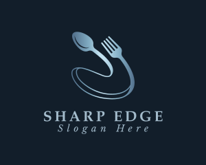 Silverware Utensil Restaurant logo design