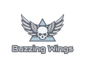 Skull Wings Gang logo design