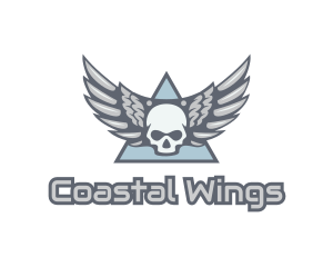 Skull Wings Gang logo design