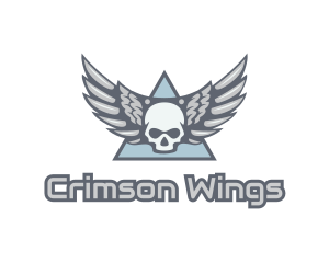 Skull Wings Gang logo design