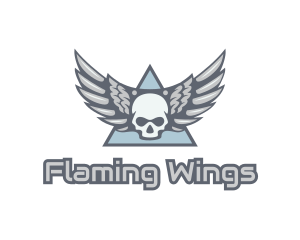 Skull Wings Gang logo design