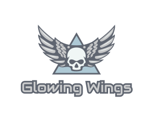 Skull Wings Gang logo design