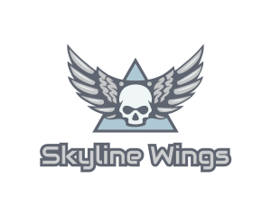 Skull Wings Gang logo design