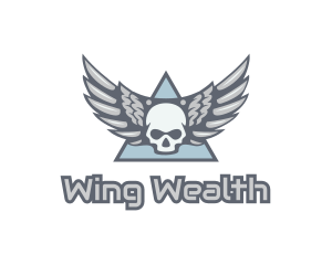 Skull Wings Gang logo design