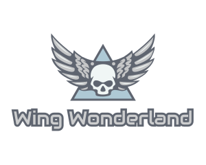 Skull Wings Gang logo design