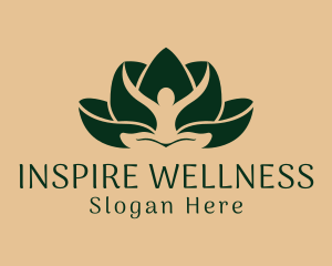 Lotus Flower Wellness Salon logo design