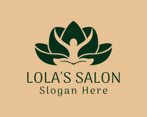 Lotus Flower Wellness Salon logo design