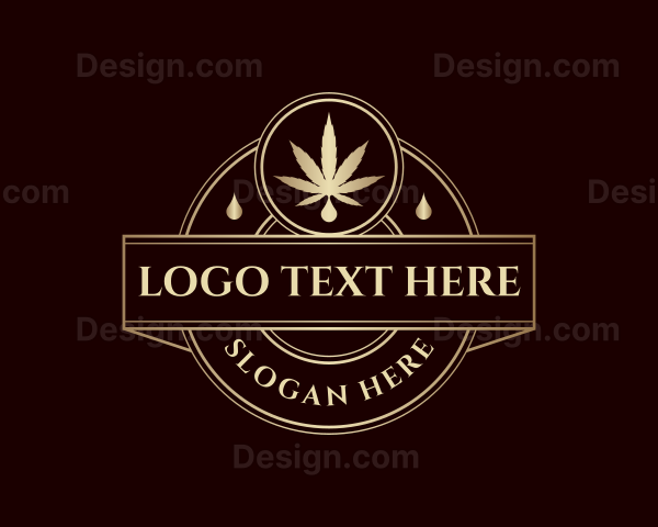 Luxury Cannabis Boutique Logo