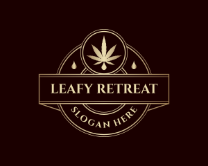 Luxury Cannabis Boutique logo design