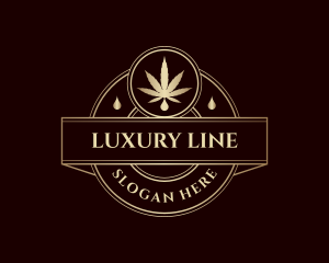 Luxury Cannabis Boutique logo design