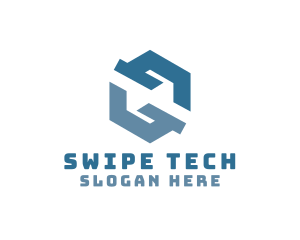 Generic Tech Cube logo design