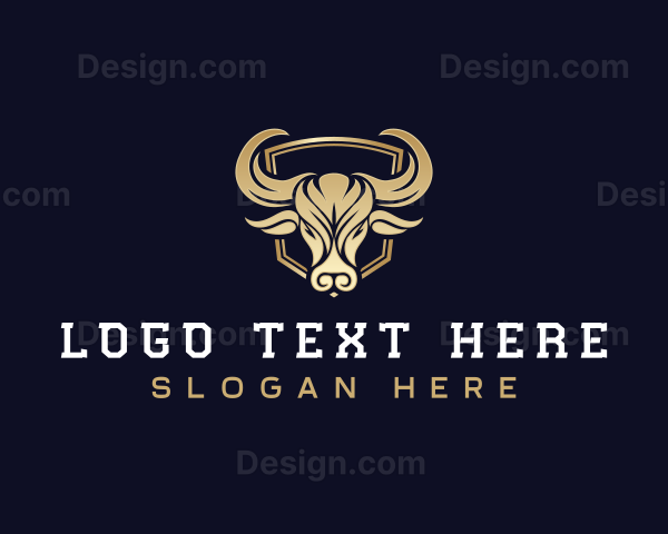 Premium Horn Bull Logo