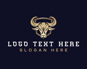 Premium Horn Bull Logo