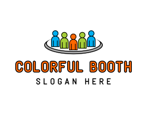 Colorful Recruitment Team logo design