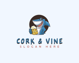 Shark Beer Bar logo design