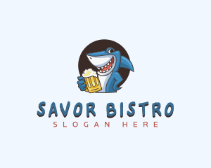 Shark Beer Bar logo design