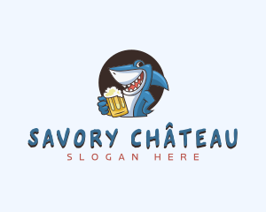 Shark Beer Bar logo design