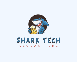 Shark Beer Bar logo design