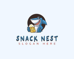 Shark Beer Bar logo design