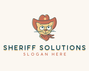 Cowboy Cat Pet logo