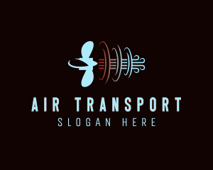 Turbine Blade Air Conditioner logo design