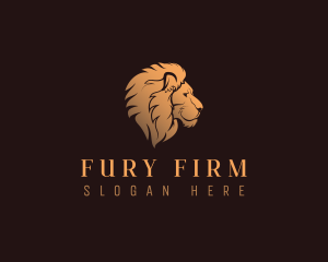 Premium Lion Firm logo design