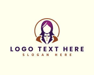 Professional Woman Business logo