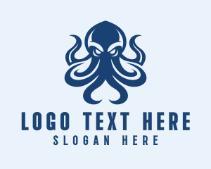 Squid Mythology Monster logo