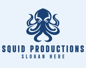 Squid Mythology Monster logo