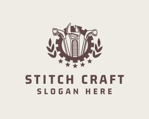 Mechanic Tool Gear Badge logo design