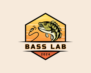 Fishing Bait Hook logo design