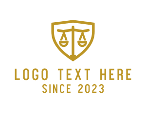 Attorney Lawyer Justice Shield logo