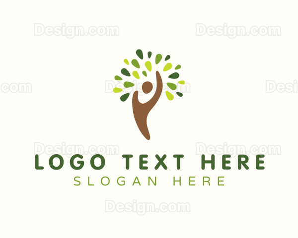 Eco Nature Human Tree Logo