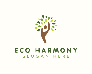 Eco Nature Human Tree logo