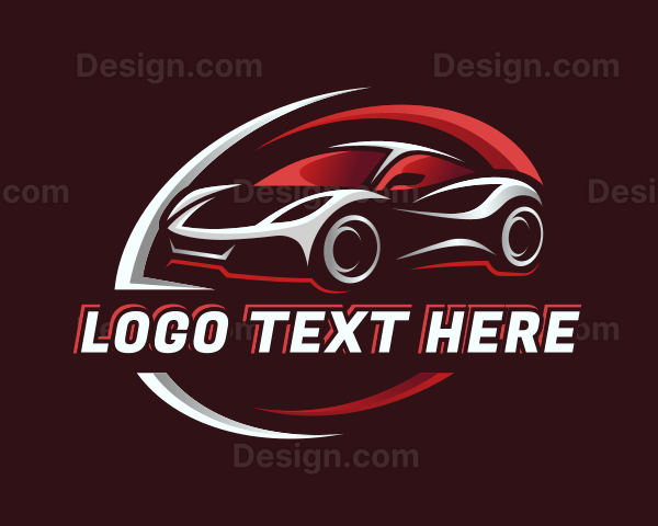 Race Car Garage Logo