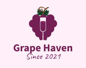 Grape Wine Distiller  logo design