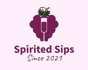 Grape Wine Distiller  logo design