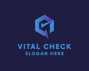 Generic Blue Check logo design