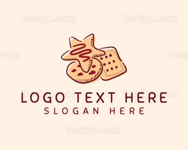 Cookie Pastry Sweet Dessert Logo