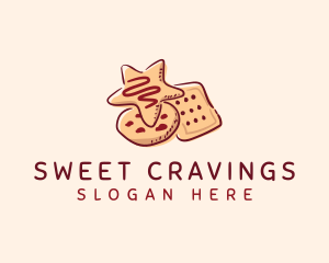 Cookie Pastry Sweet Dessert logo design