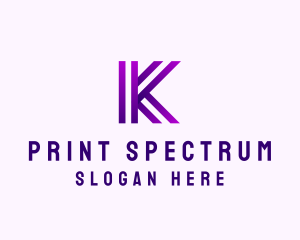 Modern Business Innovation Letter K logo design