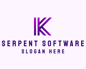 Modern Business Innovation Letter K logo design