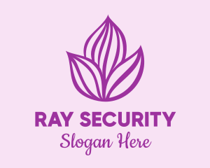 Purple Flower Bloom Logo