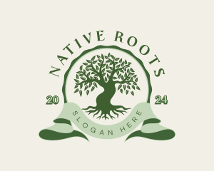 Botanical Tree Orchard logo design