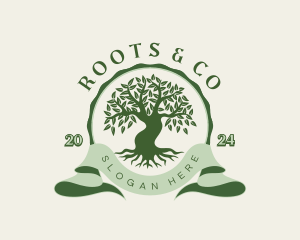 Botanical Tree Orchard logo design