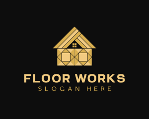 Floor Tiles Flooring logo design