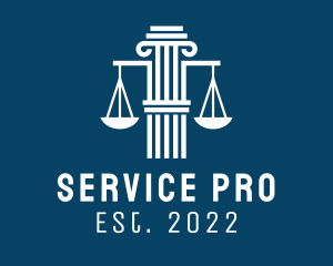 Column Legal Service  logo design