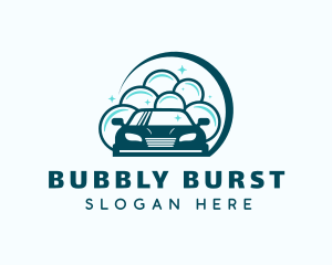 Car Wash Bubbles logo design