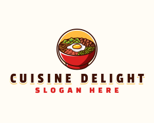 Bibimbap Korean Restaurant logo design