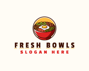 Bibimbap Korean Restaurant logo design